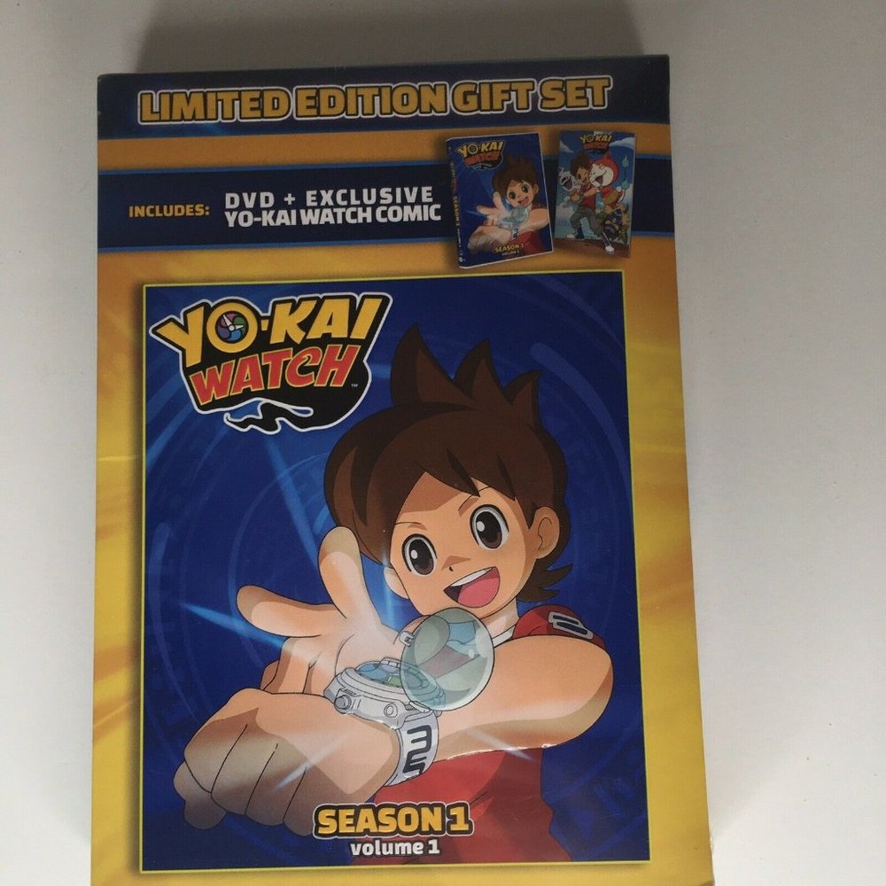Yo-kai Watch DVD Season 1 Volume 1 Gift Set with Exclusive Comic Book Anime NEW